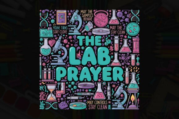 Lab Prayer Graphics for T-Shirt Designs