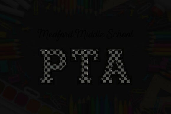 Reviewing Medford Middle School PTA Typography for Embroidery