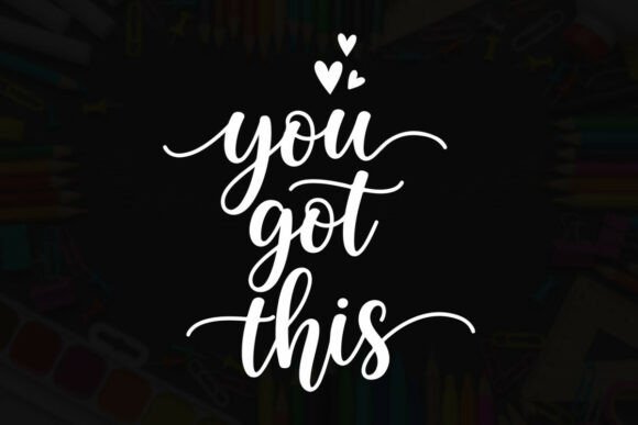 Reviewing You Got This Elegant Script Lettering