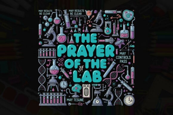 The Prayer of the Lab Science Design: Graphics & T-Shirt Designs